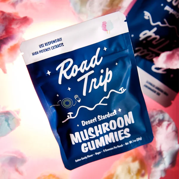 Road Trip Mushroom Gummies - Cotton Candy - Image 2