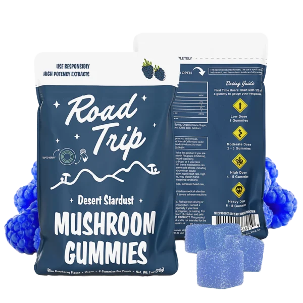 Road Trip  Mushroom Gummies - Blue Raspberry