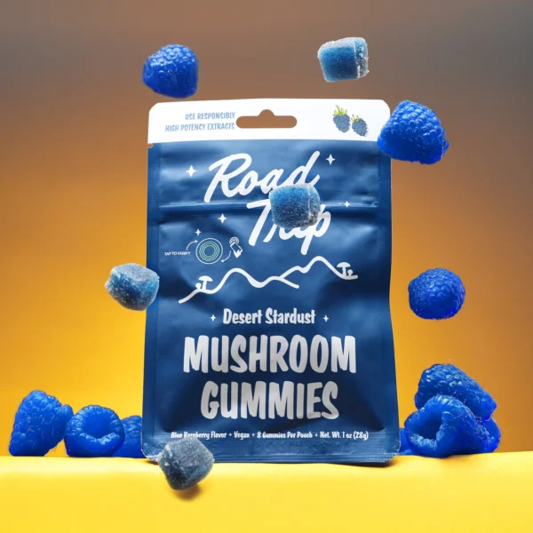 Road Trip  Mushroom Gummies - Blue Raspberry - Image 2