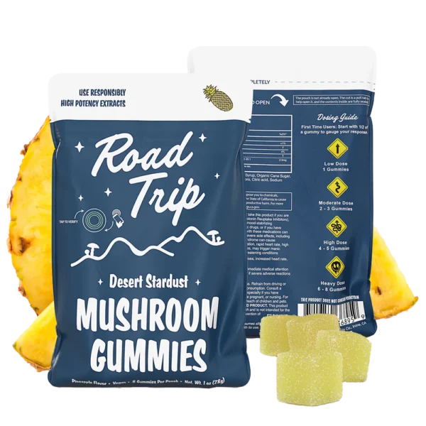 Road Trip Mushroom Gummies - Pineapple