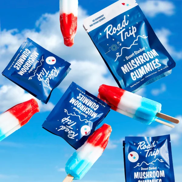 Road Trip Mushroom Gummies - Rocket Pop - Image 2
